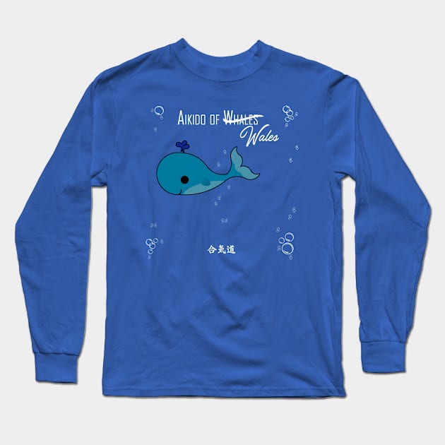 Aikido of Whales Long Sleeve T-Shirt by timescape